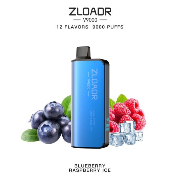 Zloadr V9000 Blueberry Raspberry Ice