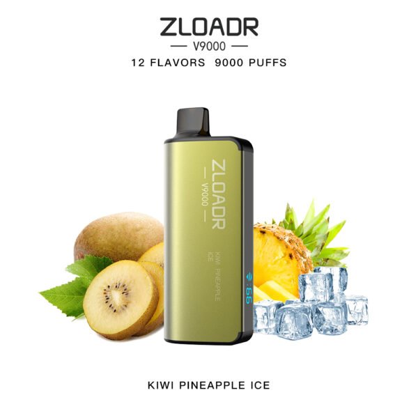 Zloadr V9000 Kiwi Pineapple Ice