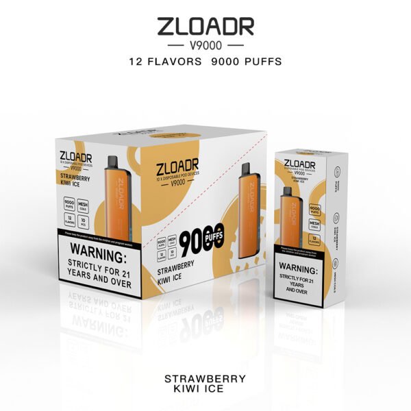 Zloadr V9000 Strawberry Kiwi Ice - Image 2