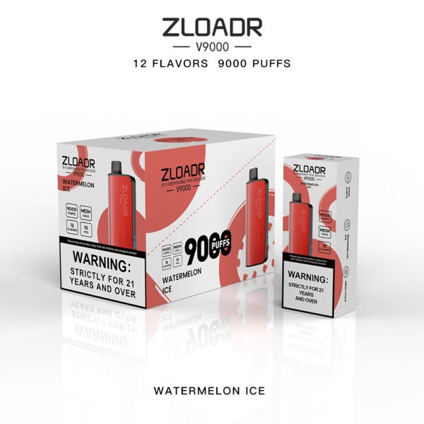 Zloadr V9000 Watermelon Ice - Image 2