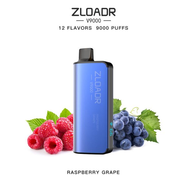 Zloadr V9000 Raspberry Grape