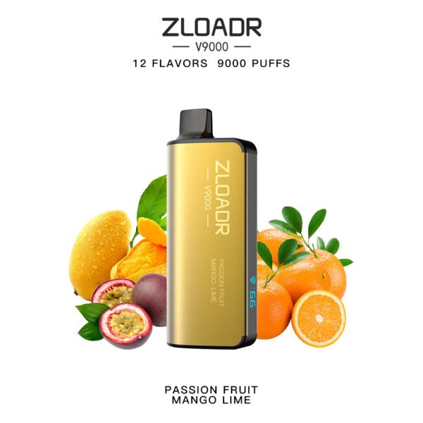 Zloadr V9000 Passionfruit Mango Lime